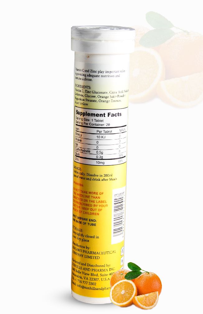 Sunhills Vitamin C With ZINC